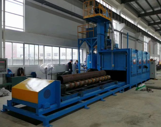 鞍山喷砂机在管道除锈中的现场施工应用