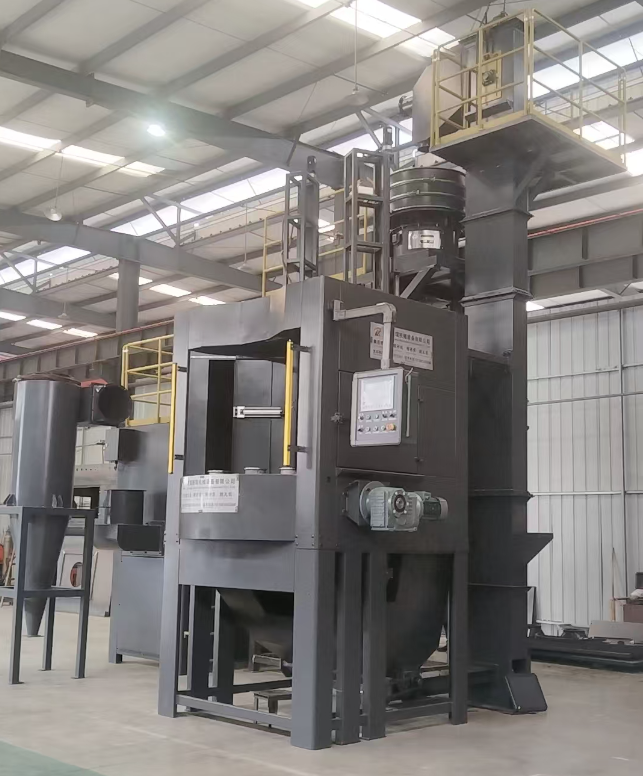 鞍山转盘式喷砂机 提升圆形工件处理效率